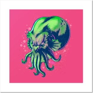 Cthulhu - By Steve Chanks Posters and Art